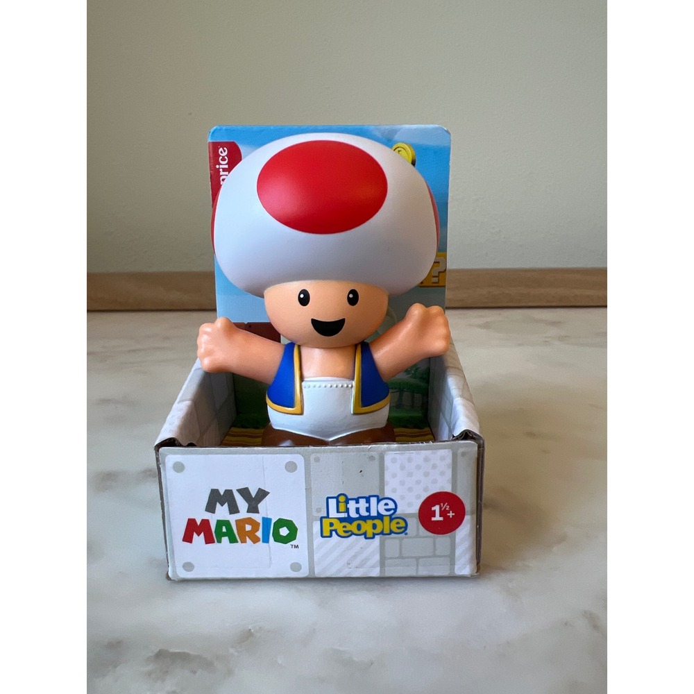 Fisher-Price Little People My Mario Toad Character Figure